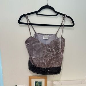 VERSACE VINTAGE Bustier Tank